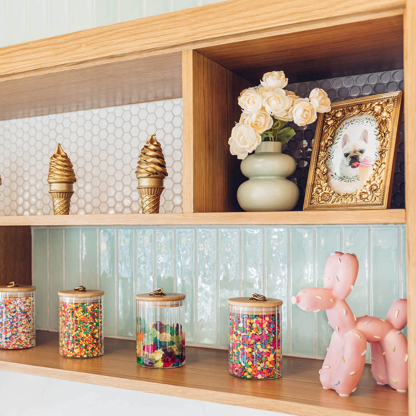 VanillaBeanCreamery interior wall display