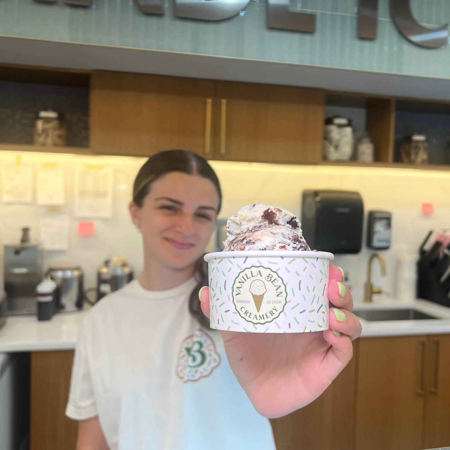 girl with ice cream